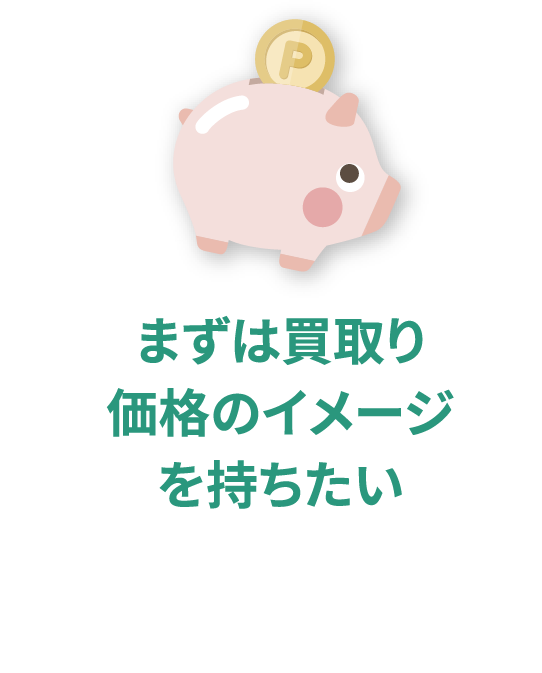 まずは買取価格のイメージを持ちたい